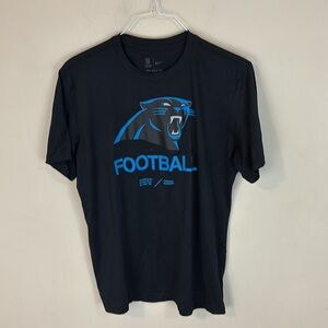 NFL  Staple Onfield Apparel Panthers  Black Football Nike Tee Size Large